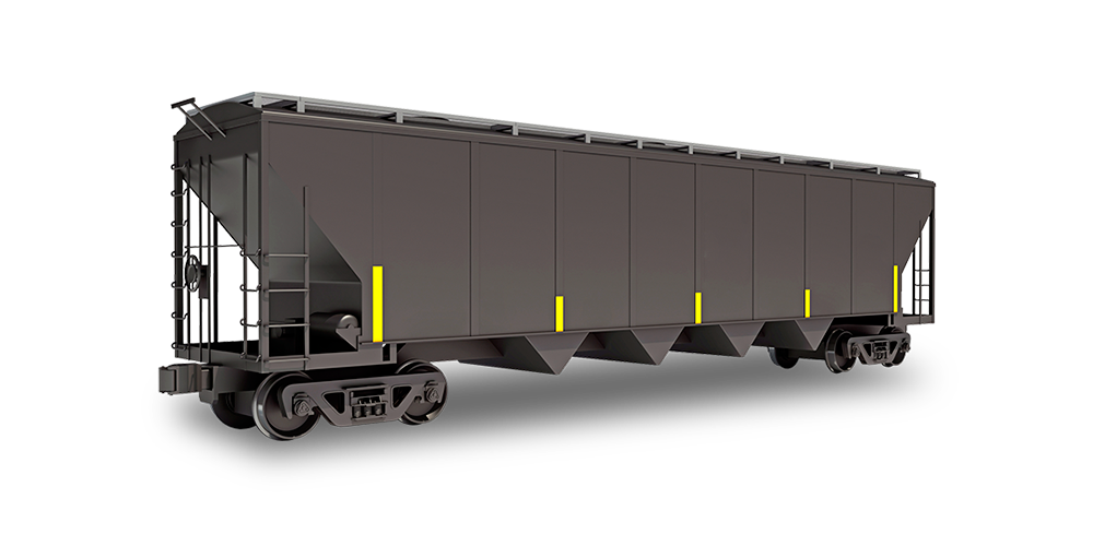 Balança Rodoferroviária com estrutura metálica